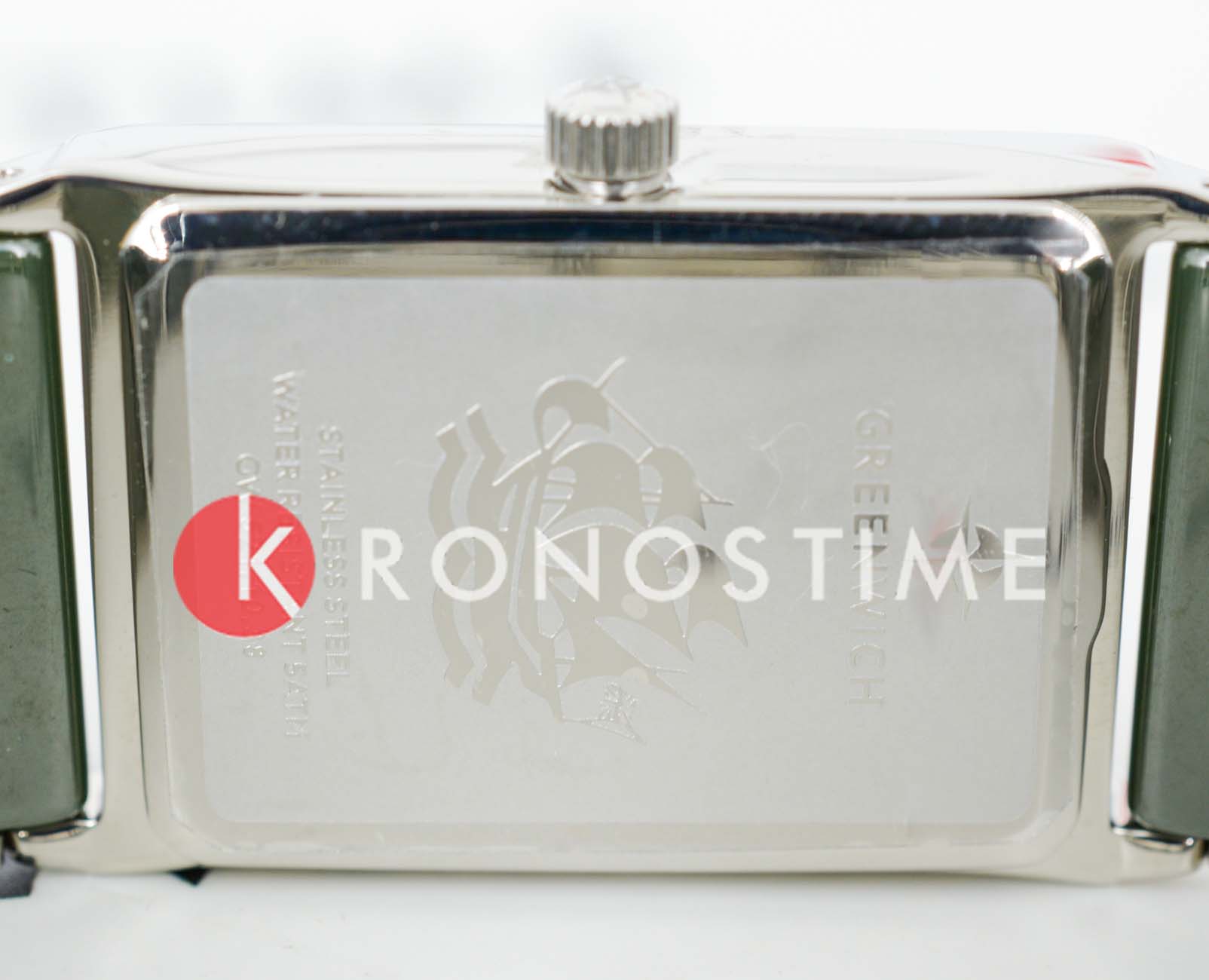 Greenwich Greenwich Electra GW 521.10.38 кварцевые женские часы часы крупный план зеленый циферблата